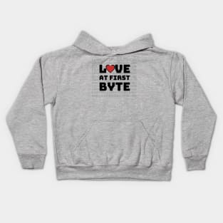 Love at First Byte Kids Hoodie
